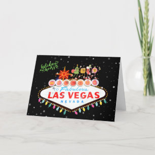 Las Vegas Holiday Cheers Card