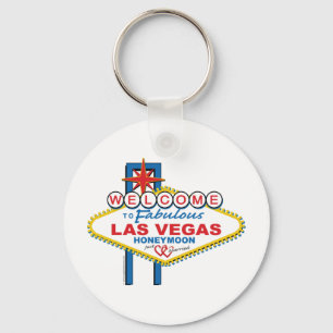 Las Vegas Honeymoon Key Ring