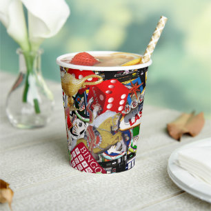 Las Vegas Icons * Gamblers Delight Paper Cups