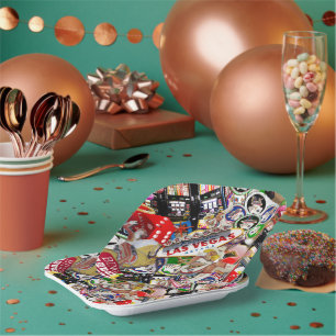 Las Vegas Icons - Gamblers Delight Paper Plate