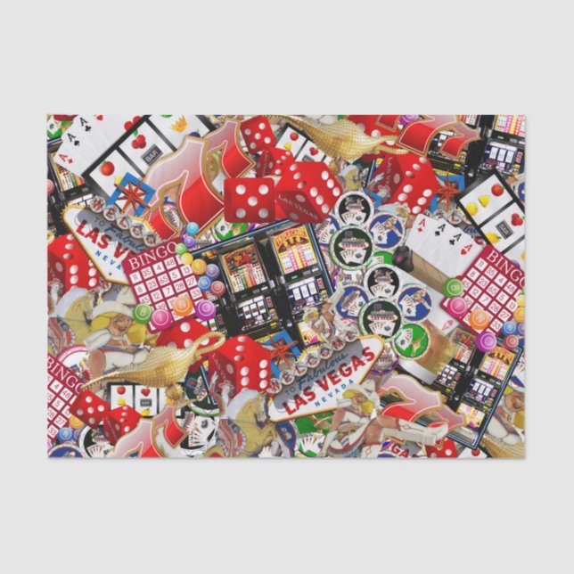 Las Vegas Icons - Gamblers Delight Tissue Paper (Front)