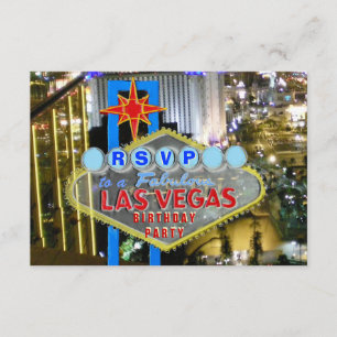 Las Vegas Invited Guests RSVP Invitation