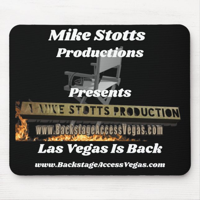 Las Vegas Is Back Mouse Pad (Front)