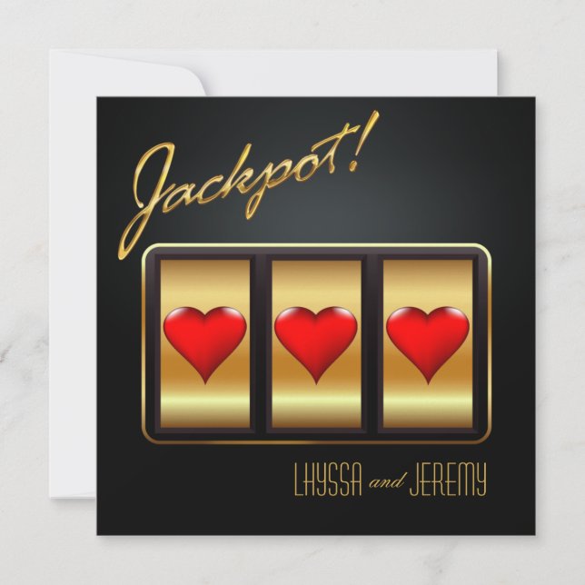 Las Vegas Jackpot Save the Date (Front)