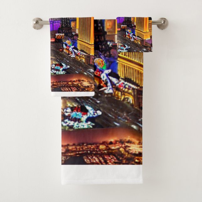 Las Vegas landscape  Bath Towel Set (Insitu)