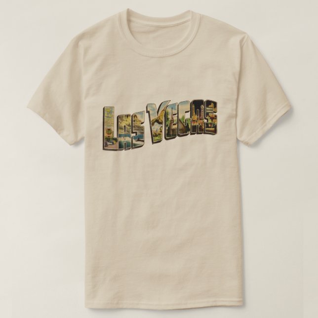 Las Vegas Letters T-Shirt (Design Front)