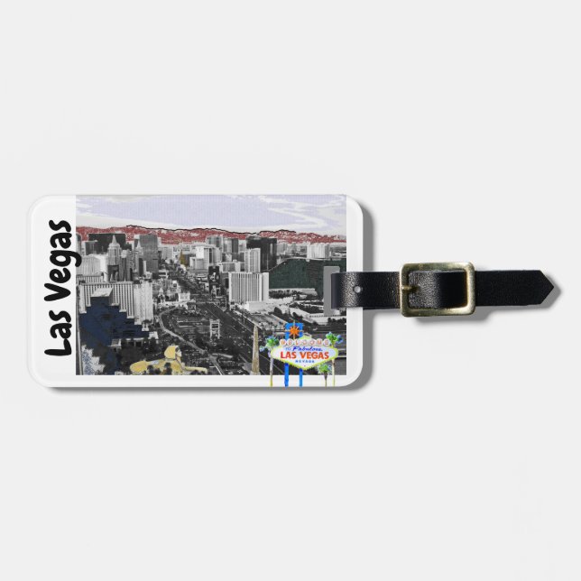 Las Vegas Luggage Tag (Front Horizontal)