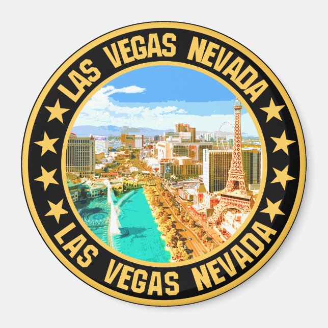 Las vegas                                          magnet (Front)