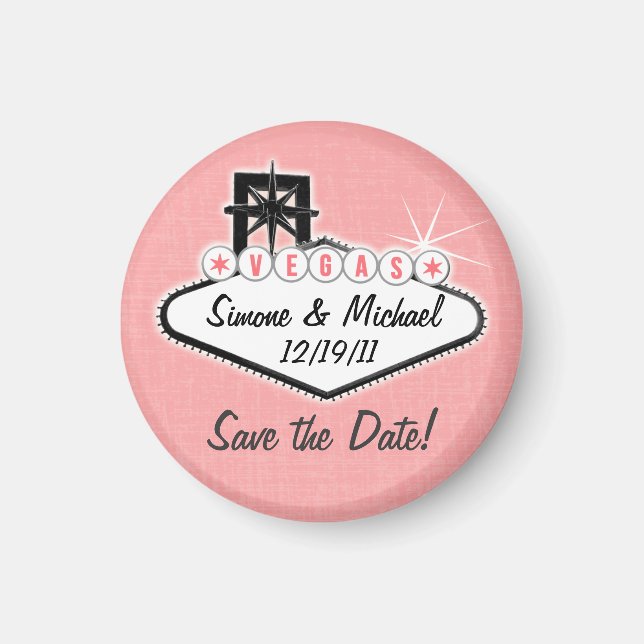 Las Vegas Magnet - Save the date (Front)