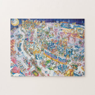 Las Vegas map  Jigsaw Puzzle