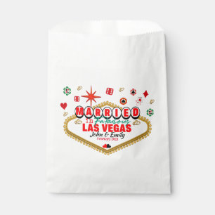 Las Vegas Married Couple Matching Vacation Nevada Favour Bags