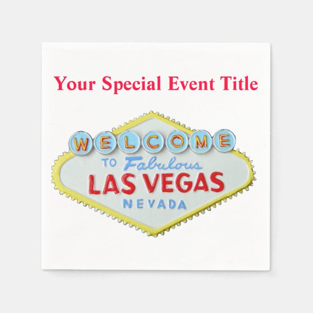 Las Vegas Napkin (Front)