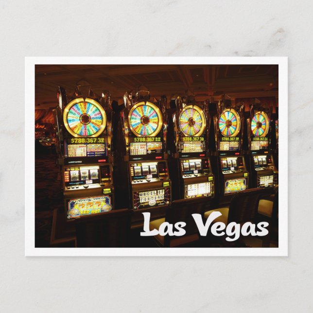 Las Vegas, Nevada Casino Slot Machines Postcard (Front)