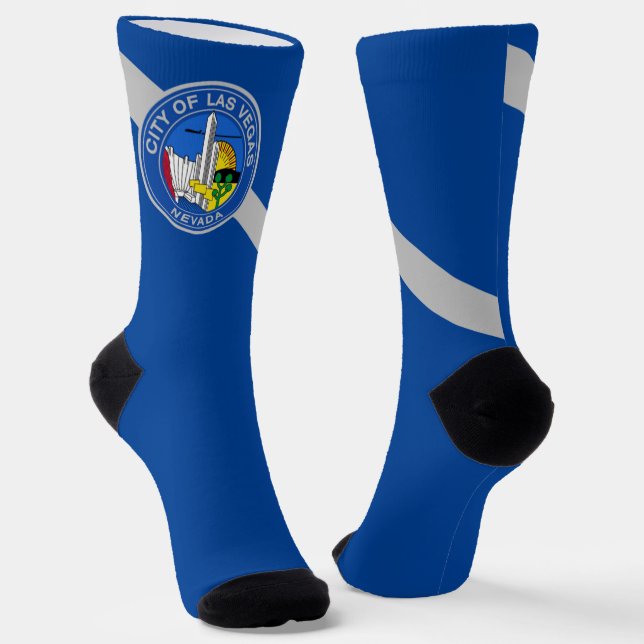 Las Vegas (Nevada) city flag   Socks (Angled)