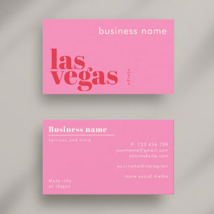 Las Vegas Nevada company Business Card