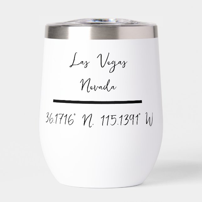 Las Vegas Nevada Coordinates (Front)