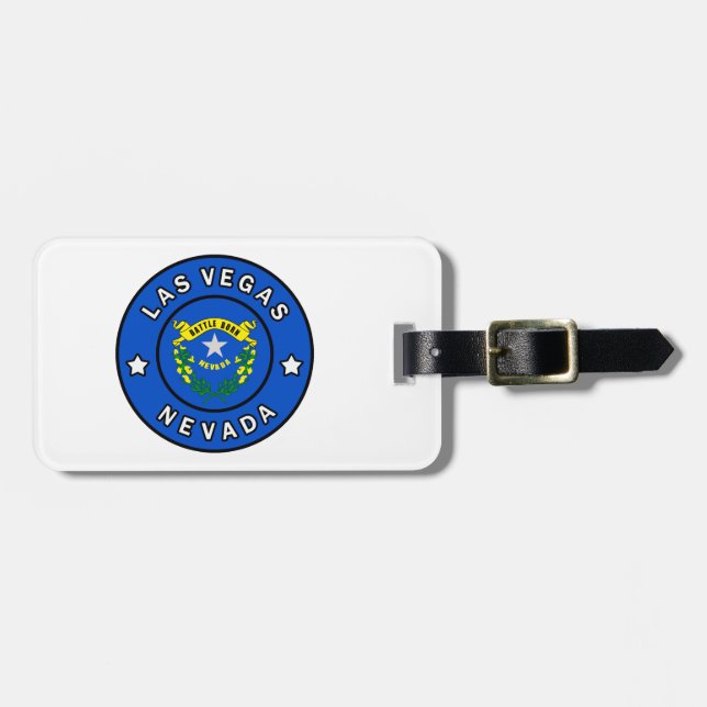Las Vegas Nevada Luggage Tag (Front Horizontal)