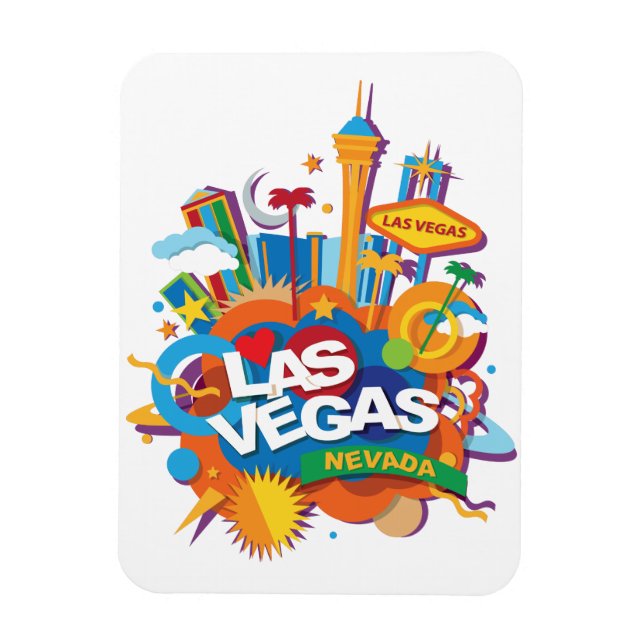 Las Vegas Nevada Magnet (Vertical)