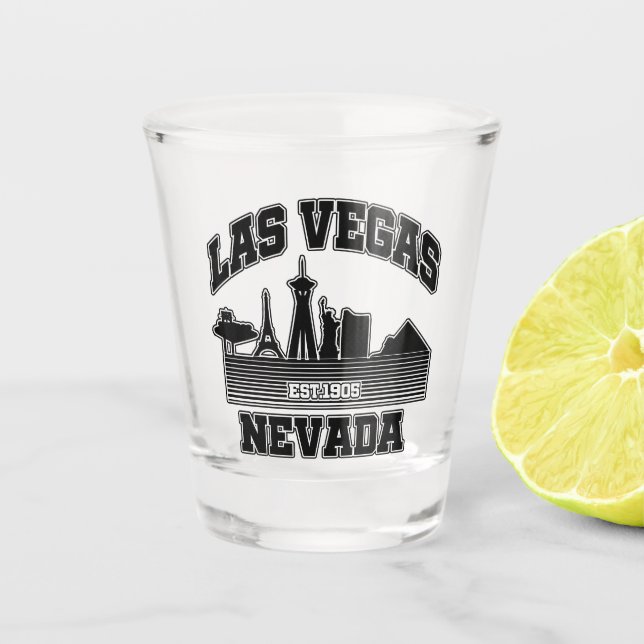 Las Vegas,Nevada Shot Glass (Front)
