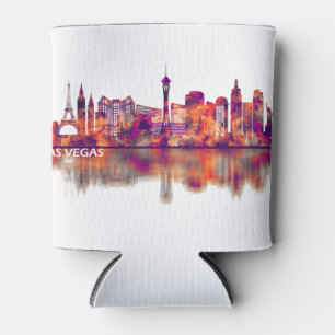 Las Vegas Nevada Skyline Can Cooler