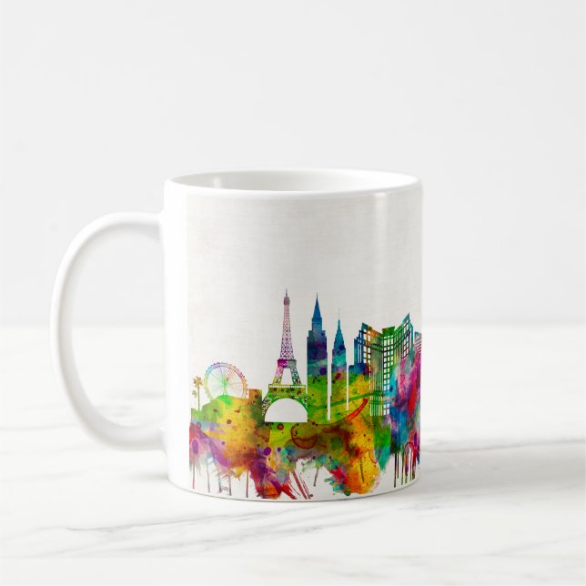 Las Vegas Nevada Skyline Coffee Mug (Left)