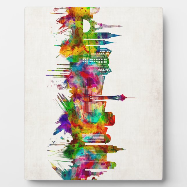 Las Vegas Nevada Skyline Plaque (Front)