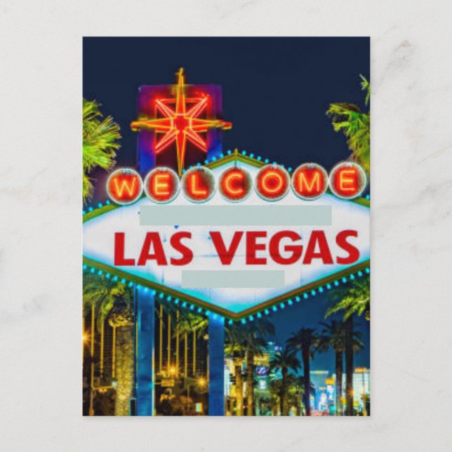 Las Vegas, Nevada | Skyline Postcard (Front)