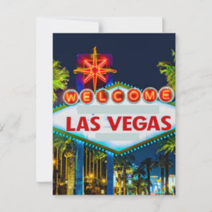 Las Vegas, Nevada Skyline Postcard