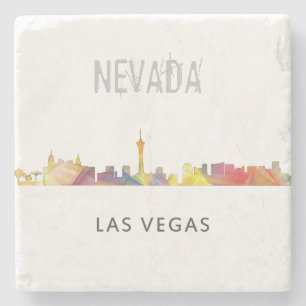 LAS VEGAS, NEVADA SKYLINE WB1 - STONE COASTER