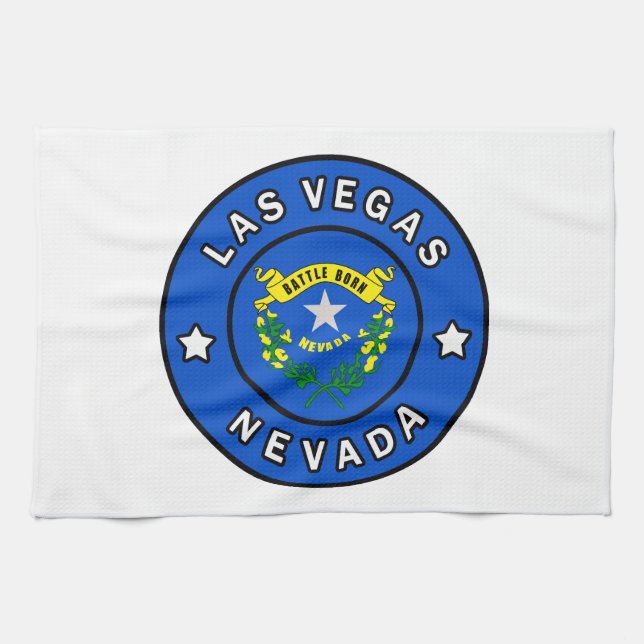 Las Vegas Nevada Tea Towel (Horizontal)