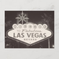 LAS VEGAS Nevada Travel Postcard
