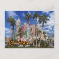 LAS VEGAS Nevada Travel Postcard