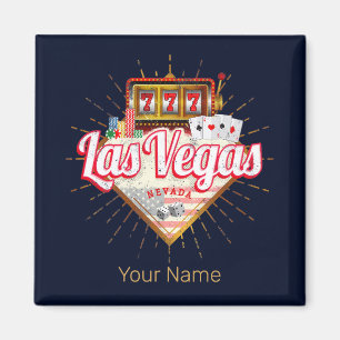 Las Vegas Nevada United States Casino Vintage USA Magnet