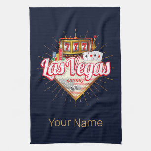 Las Vegas Nevada United States Casino Vintage USA Tea Towel