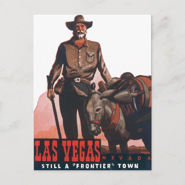 Las Vegas Nevada Vintage Postcard (Front)