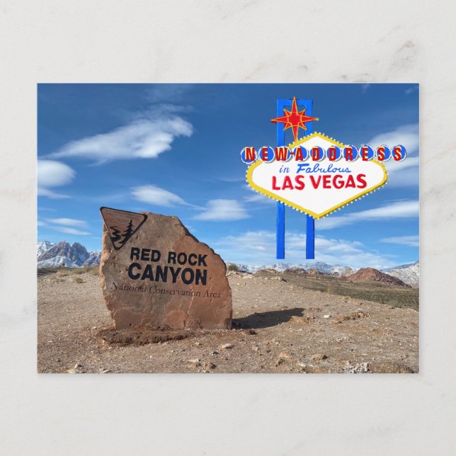 Las Vegas New Address Announcement (Front)