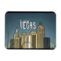 Las Vegas New York hotel view artsy magnet