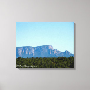 Las Vegas, NM Hermits Peak on Canvas Print