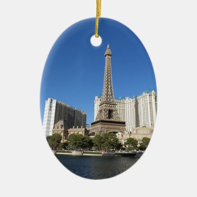 Las Vegas - Paris Paris Ceramic Tree Decoration (Front)