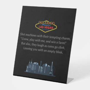 Las Vegas Pedestal Sign
