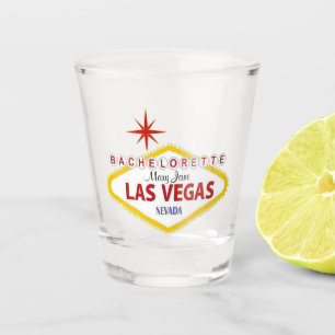 Las Vegas Personalised Bachelorette Shot glass