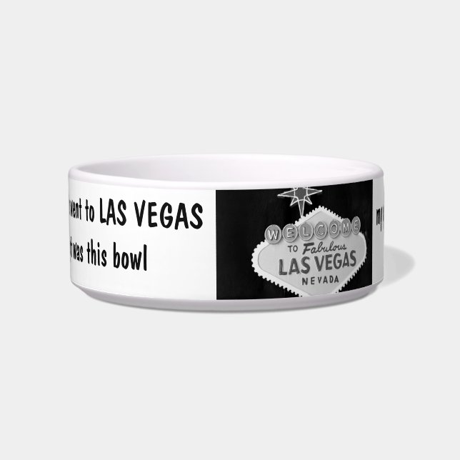 Las Vegas Pet Jokes Bowl (Front)