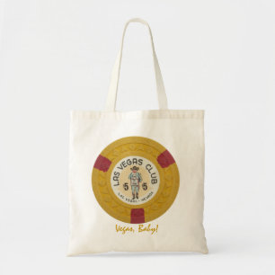 Las Vegas Poker Chip Personalised Tote Gift Bag