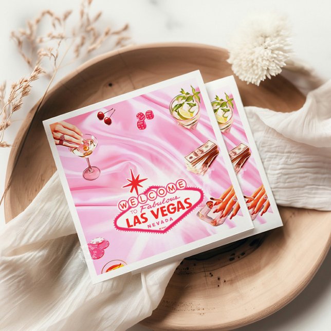 Las Vegas Poker Girls Night Out   Napkin (Creator Uploaded)