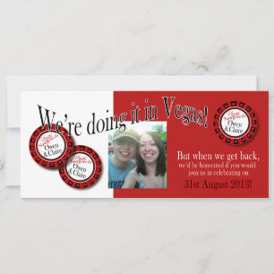 Las Vegas Reception (contact me to personalise 4u) Invitation