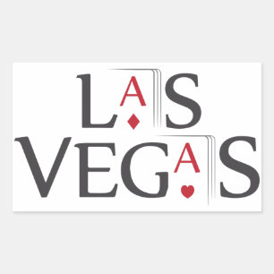 Las Vegas Rectangular Sticker