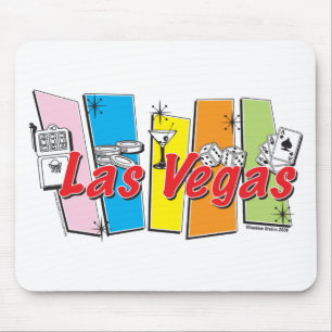 Las-Vegas-Retro Mouse Pad