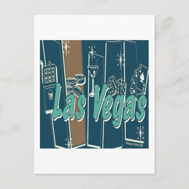Las Vegas Retro Postcard (Front)