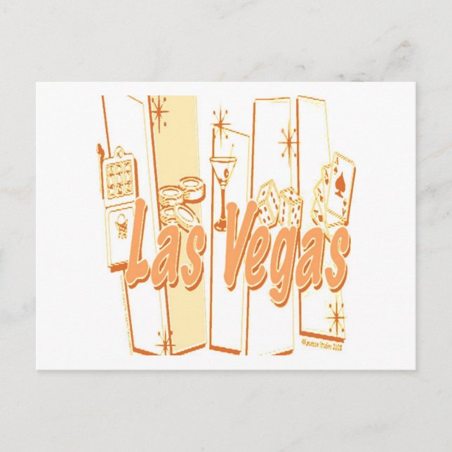 Las Vegas Retro Postcard (Front)