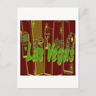 Las Vegas Retro Postcard
